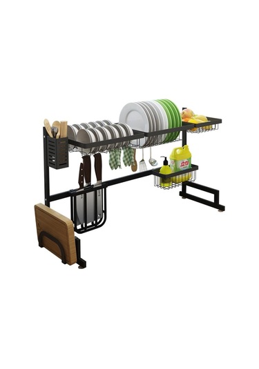 Cbtx Mutfak Malzemeleri Sofra Depolama Tezgah Organizatör Siyah