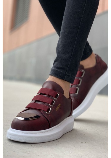 Ch251 Cbt Mirror Erkek Ayakkabı Bordo Bordo