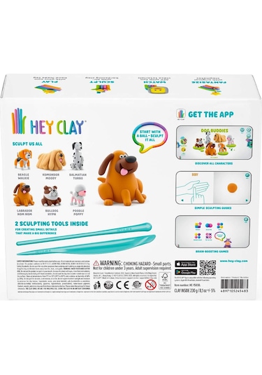 Hey Clay Hava İle Kuruyan Kil 15'li Kutu - Can Dostlar renkli