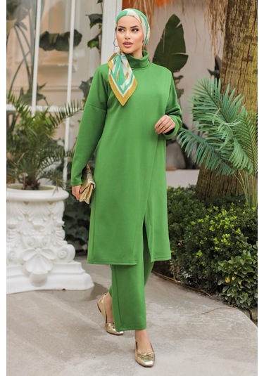 Asimetrik Kesim Takım 791 - Yeşil