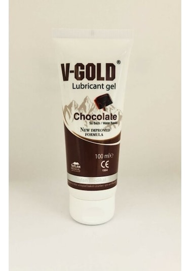 V-Gold Su Bazlı Kayganlaştırıcı Jel Çikolata Aromalı 100 ML