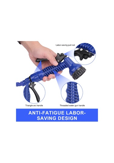 Reedark "7 Fonksiyonlu Genişleyebilir Bahçe Hortumu - 150ft Sızdırmaz Yüksek Basınçlı Esnek Hortum"