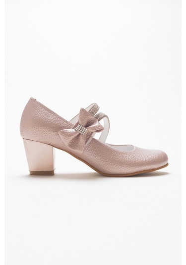 Mnpc Kız Çocuk Pudra Topuklu Abiye Ayakkabı 24y4a9840173 Pudra