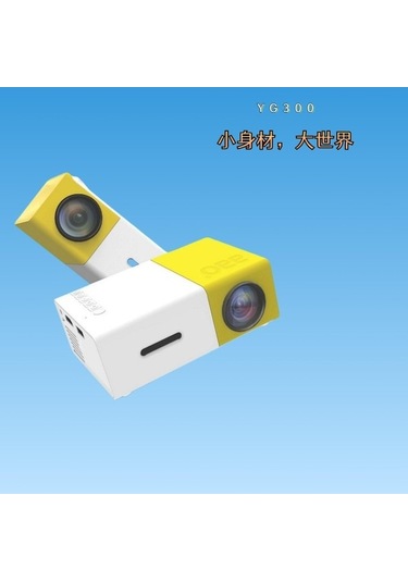 Trendooze Springsun Film Projektörü Yg300 Projektör Ev Led Taşınabilir Küçük Projektör İs