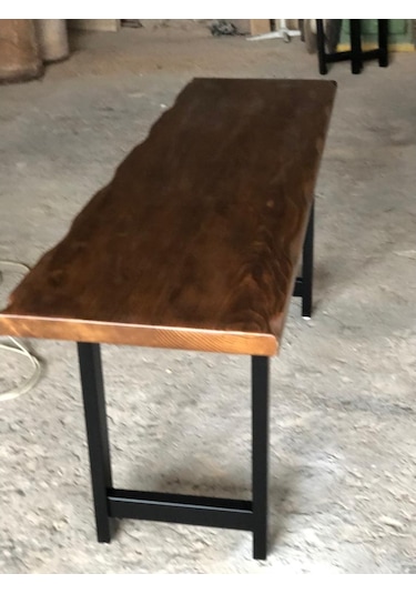 Bintaşmobilya Kütük Bar Masası 180X50X105.Cm