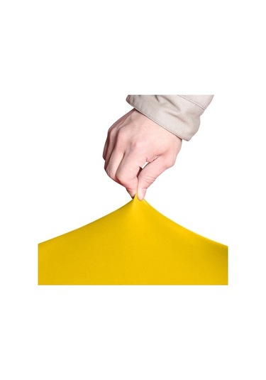 Trendooze Homyl Yuvarlak Masa Örtüsü 27,5-33,5 Inç Sarı Sarı Yemek Masası Evinize Konforlu Hava Sarı