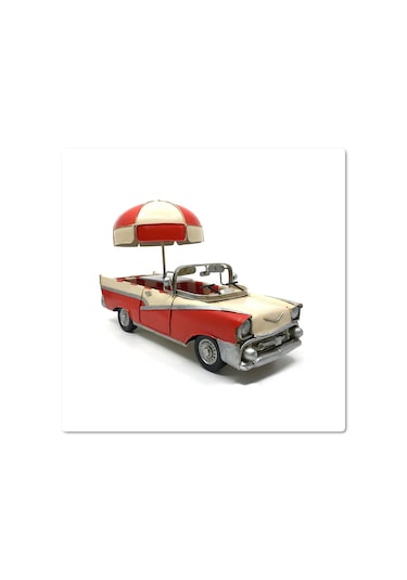 Jayland 1957 Chevrolet Bel Air Diecast Model Vintage Metal Araba
