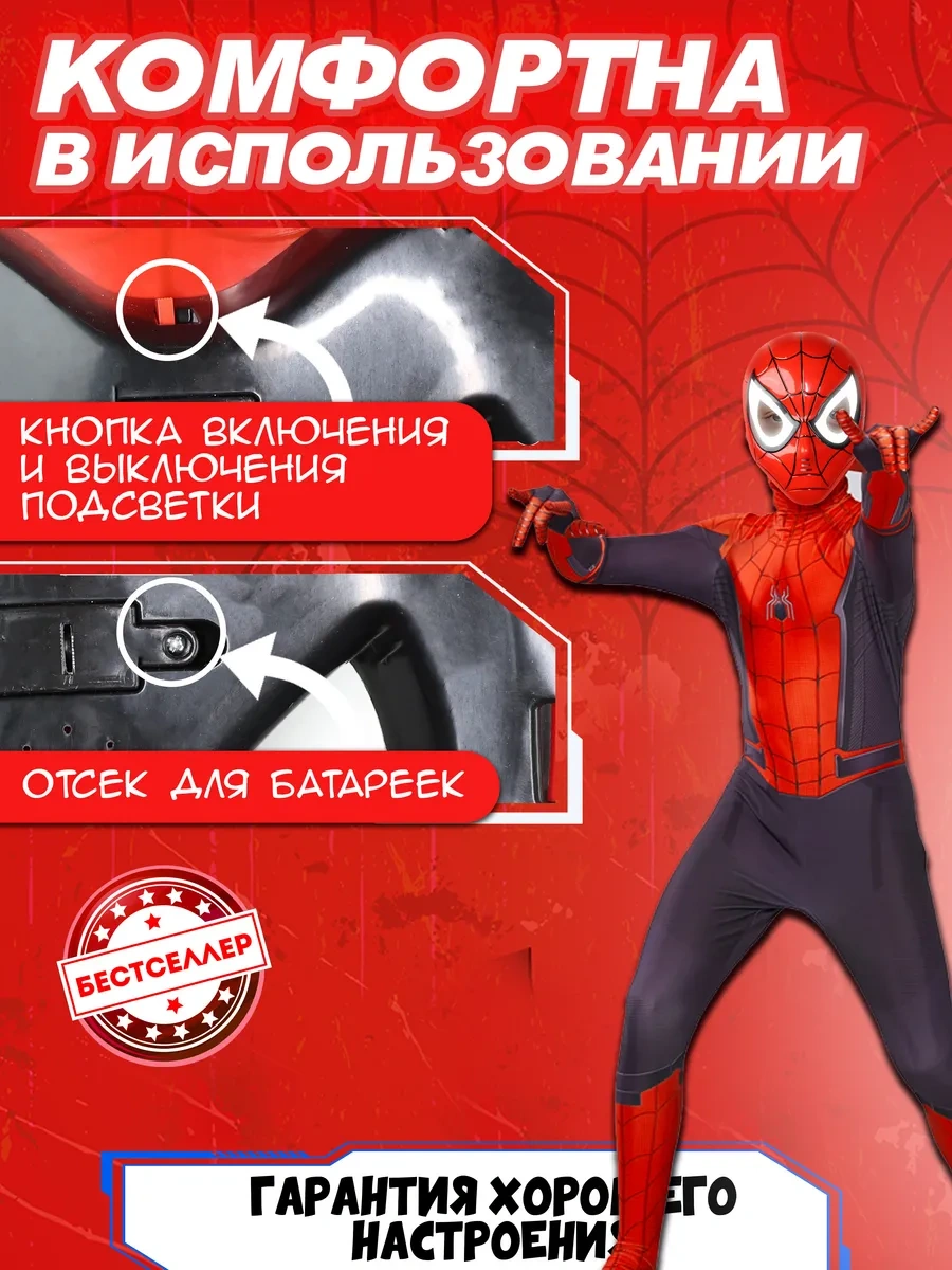 Bestseller Çocuk Örümcek Adam Maskesi 88899117