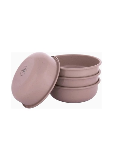 Barebones Rolled Enamelware 4 Lü Emaye Kamp Kasesi Mutfak Aksesuarları Toz Pembe
