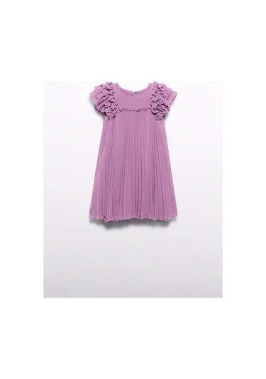 Mayoral Abel&lula Kız Çocuk Pileli Elbise Mor