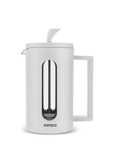 Karaca Leya French Press 600 Ml Beyaz Beyaz
