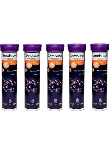 Sambucol Plus Efervesan 15 Tablet-5 Adet-