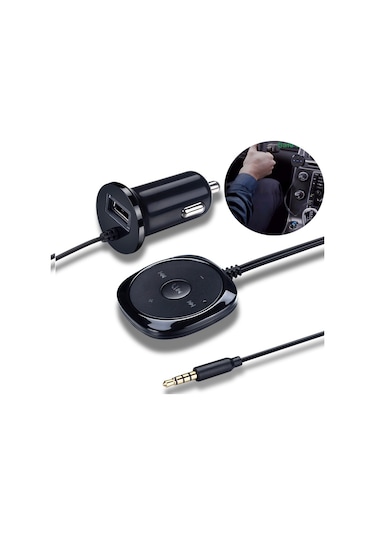 Cbtx Bc20 Bluetooth Araç Kiti Bluetooth Araç Alıcısı3.5mm Ses Alıcısı Araç Handsfree Mp3
