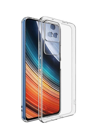 Xiaomi Poco F4 Kapak Kamera Korumalı Şeffaf Silikon Kapak