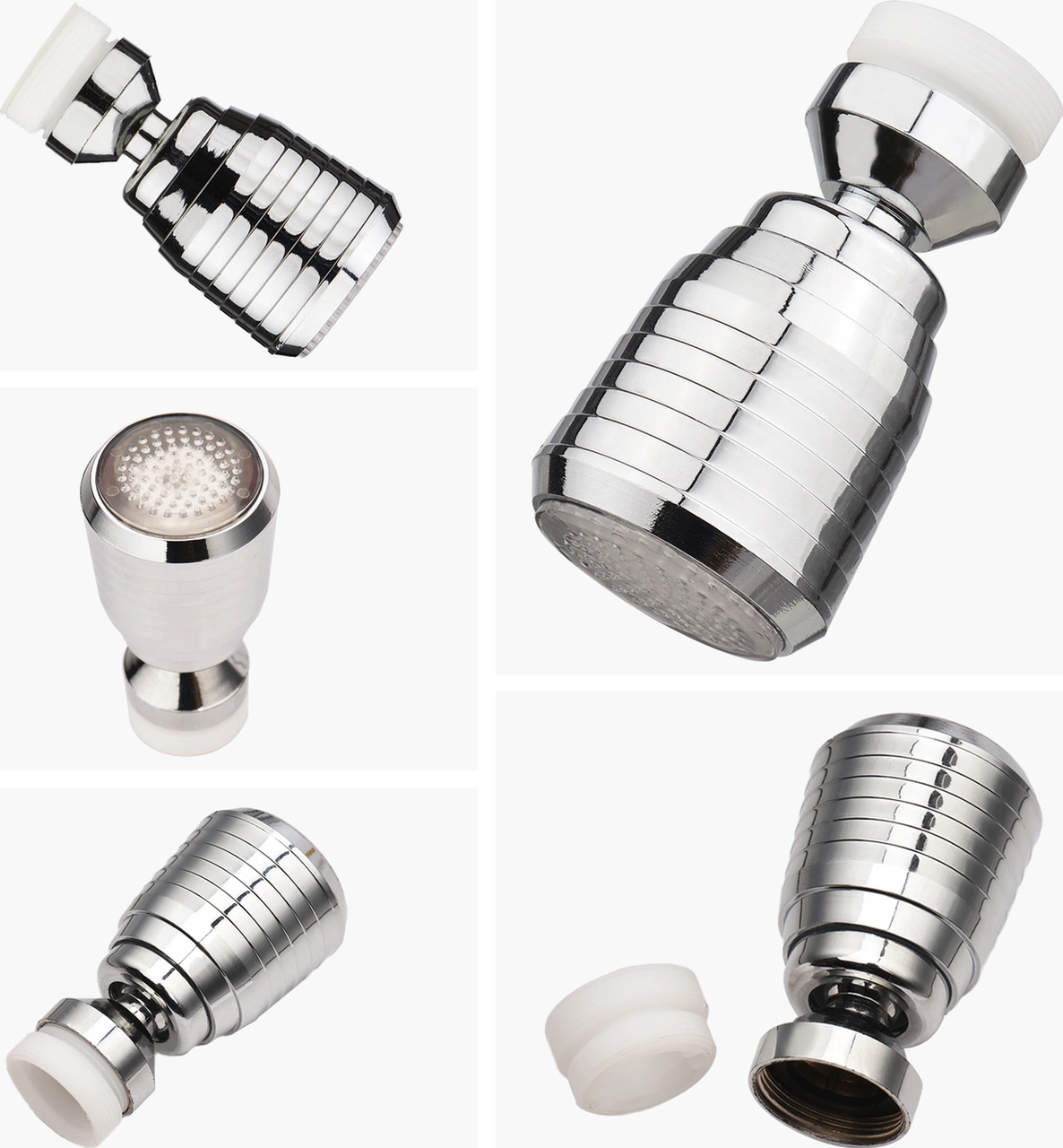 Kosona Led Su Fişi Uçu 360 Döner 7 Renkli Işık Hızlı Flash Su Basıncı İle Çalışır Mutfak/banyo Diğer