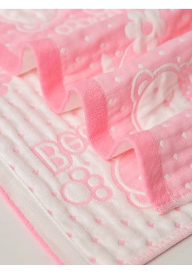Kitoshi Yeni Doğanlar İçin Çocuk Battaniyesi, %100 Pamuk 486582402 Pembe