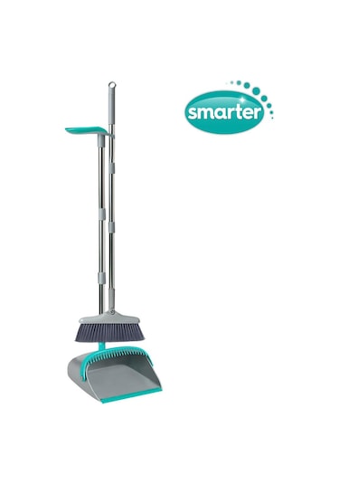 Smarter Premium Katlanır Faraşlı Süpürge Çelik Saplı
