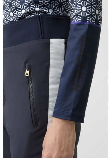 Bogner Sport First Layer Beline Termal Kadın Kayak Içlik İçlik Koyu Mavi-beyaz
