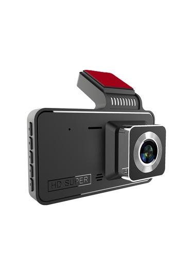 Xh-v2 4 İnç Sürüş Kaydedici Hd Gece Görüşlü Ücretsiz Kurulumlu Araç Kamerası, Stil: Düğmeli Model Tek Kayıt