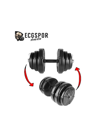 Ecgspor 30 Kg Dambıl Seti Ve Ağırlık Seti Vücut Geliştirme Aleti