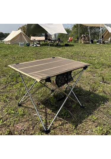 Wondernest Yeşil Yaprak Oxford Kamp Masası Kumaş Katlanır Piknik Halısı Dirsek Alüminyum Alaşımlı - Wb Yeşil