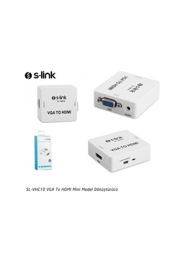 S Link Sl Vhc10 Vga To Hdmı Dönüştürücü Mini