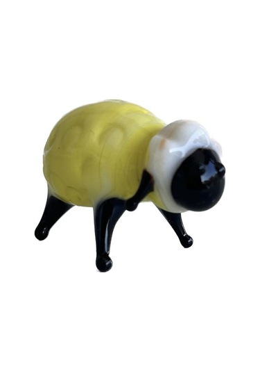 El Yapımı Murano Cam Koyun Biblo A49-02