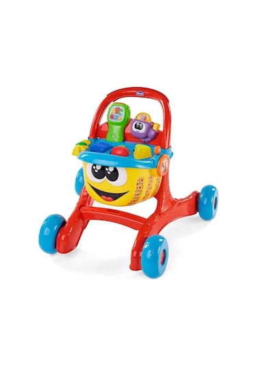 Chicco Mutlu Alışveriş İlk Adımlar Yürüteci - 4'ü Bir Arada İngilizce + Türkçe Aktiviteli