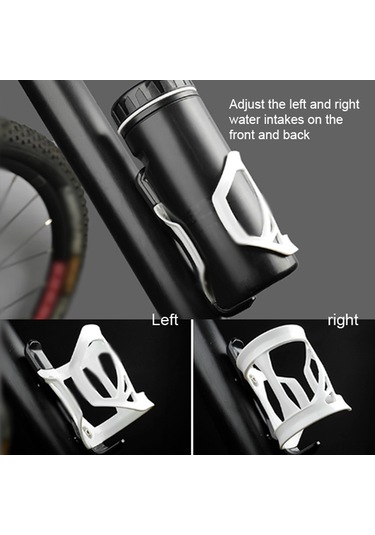 Ranyeek Deemount Bisiklet Şişe Tutucu - Pc Plastik Su Matarası Kılıfı, Dağ Bisikleti Aksesuarı, Siyah Veya Gümüş Seçenekli Gümüş