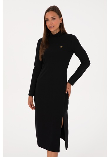 U.s. Polo Assn. Kadın Siyah Elbise Örme 50313549-vr046 Siyah