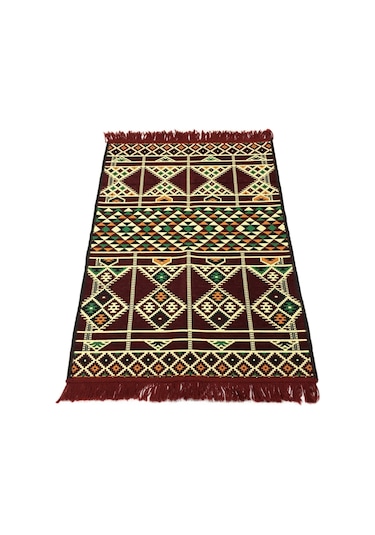 Shark Anadolu Baklava Kilim Bordo Renkli