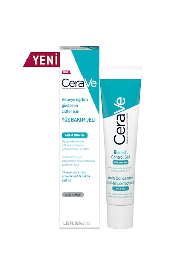 CeraVe Yağlı ve Akneye Eğilim Gösteren Ciltler için Yüz Bakım Jeli 40 ML