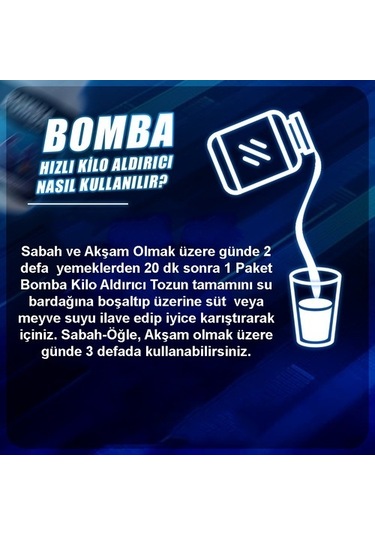 Bomba Gıda Takviyesi 1 Kutu 22 Günlük ( Yeni Ambalaj)
