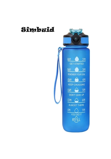 1000 Ml/2000 Ml Taşınabilir Seyahat Su Pipetli Şişe Motivasyon Spor Spor 900-1000ml Blue-a 600ml To 1000ml 900-1000ml Blue-a