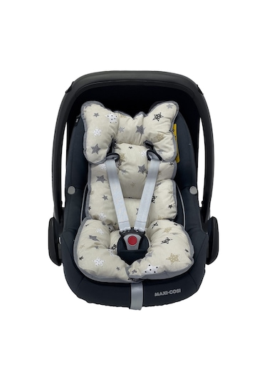 Ezh Collection 8010 Puset ve Oto Koltuğu Minderi Krem