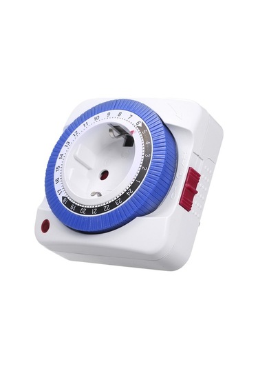 Ulzyvf 24 Saat Mekanik Zamanlayıcı Anahtarı Tak-çıkar Zaman Kontrol Soketi