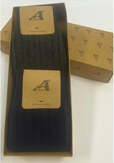 Setkek8068x2 Lma Kalın Cashmıre Erkek Çorap Laci-m.anrasit Antrasit