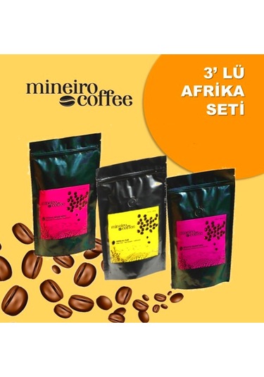 Mineiro Coffee 3'lu Afrika Seti 750 G