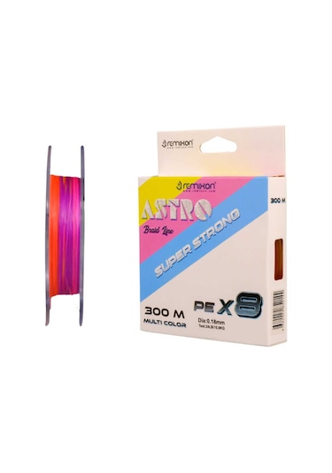 Remixon Astro 8x 300m M.color İp Misina - 0,16mm