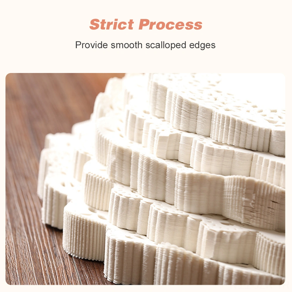 Geeroyoo 31.5cm Yuvarlak Gıda Grade Yağlı Kağıt 150 Adet - Pastalar, Pizza, Atıştırmalıklar İçin Dekoratif Ve Yağ Emici Podkağıdı Diğer