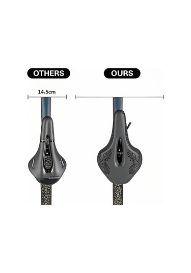 Yaozixa Genişletilmiş Yumuşak Bisiklet Oturagi - Yoğun Sponge + Silika Jel Dolgulu, Uzun Mesafe Sürüşlerde Yorumu Azaltan, Mtb Ve Bisikletler İçin Uygun Çok Renkli