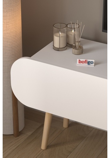 Tv Sehpası 2 Kapaklı Tv Sehpası Düşer Kapaklı Tv Ünitesi Televizyon Sehpası 120 Cm Sicilya Beyaz Beyaz