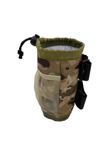 Polyester Bardak Tutucu Kese Çanta Su Şişesi Tutucu İçecek Bardak Kafesi Bisiklet, Bebek Arabası, Kruvazör, Mtb - Kamuflaj İçin