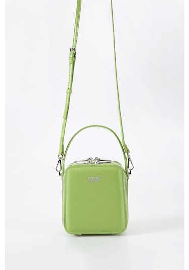 Ççs 17561 Kadın Omuz Askılı El Çantası-yeşil Yeşil