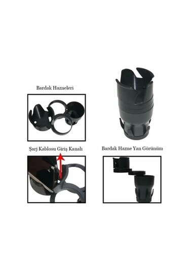 Ayarlanabilir Araç İçi Çoklu Bardak Tutacağı 1239642