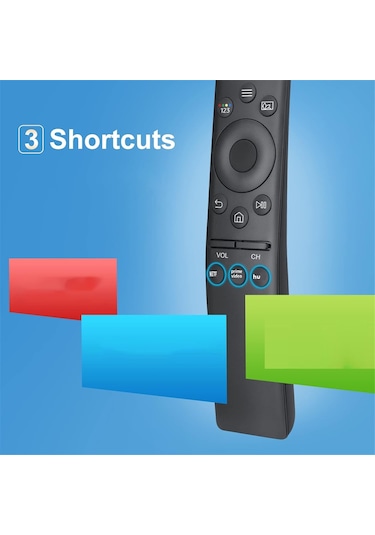 Crackedice Samsung Uyumlu Akıllı Tv Uzaktan Kumandası İçin 2 Adet Yedek Parça, Evrensel