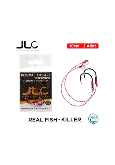 Jlc Tekli Hazır Assist İğne Real Fish 10cm / Killer 2 Adet
