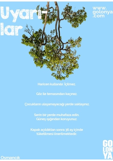 Golonya Osmancık Cam Şişe Kolonya 250 ML