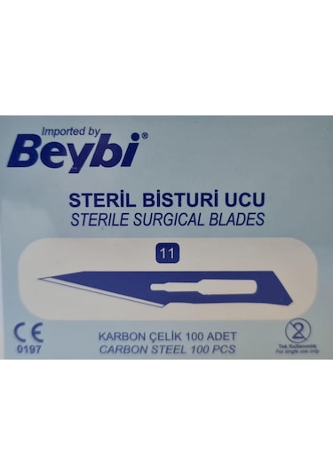 Beybi No 11 Bistüri Ucu Steril 100 Adet