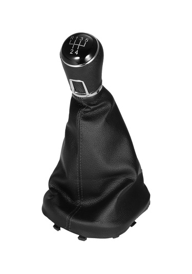 Youmex Vw Touran 2003-2010 Ve Caddy Mk2 2004-2009 İçin 5 Vites Değiştirici Kolu, Dayanıklı Pu Deri Malzeme, Kolay Kurulum Siyah